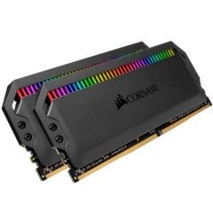 CORSAIR CMT16GX4M2Z3200C16 16GB (2X8GB) DDR4 3200MHz CL16 DOMINATOR PLATINUM RGB SOĞUTUCULU DIMM BELLEK BLACK