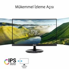 ASUS VP229HE 21.5 IPS FREESYNC 1920x1080 5MS 75HZ HDMI VGA  VESA 3YIL EYECARE. FLICKER-FREE.CERCEVESIZ.DUSUK MAVI ISIK