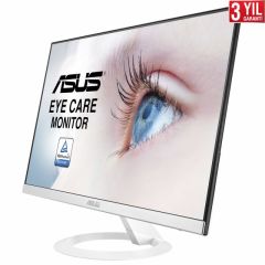 ASUS VZ249HE-W 23.8 BEYAZ IPS 1920x1080 5MS 75HZ HDMI VGA 3YIL EYECARE. FLICKER-FREE.CERCEVESIZ.DUSUK MAVI ISIK.ULTRA SLIM