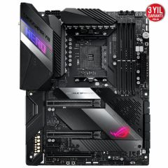 ASUS ROG CROSSHAIR VIII HERO(WI-FI) AMD X570 AM4 DDR4 4600 Çift M2-8 SATA USB3.2 AX WiFi + BT AURA RGB 1G + 2.5G LAN ATX