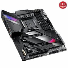 ASUS ROG CROSSHAIR VIII HERO(WI-FI) AMD X570 AM4 DDR4 4600 Çift M2-8 SATA USB3.2 AX WiFi + BT AURA RGB 1G + 2.5G LAN ATX