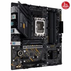 ASUS TUF GAMING B660M-E D4 INTEL B660 LGA1700 DDR4 5333 DP HDMI ÇİFT M2 USB3.2 AURA RGB MATX 128GBA KADAR RAM DESTEĞİ ASUS 5X TUF PROTECTION III