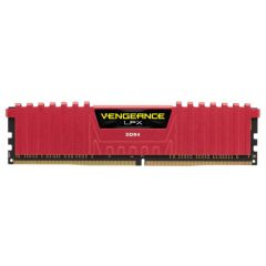 CORSAIR CMK32GX4M2B3000C15R 32GB (2X16GB) DDR4 3000MHz CL15 VENGEANCE LPX SOGUTUCULU DIMM BELLEK RED