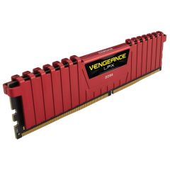 CORSAIR CMK32GX4M2B3000C15R 32GB (2X16GB) DDR4 3000MHz CL15 VENGEANCE LPX SOGUTUCULU DIMM BELLEK RED