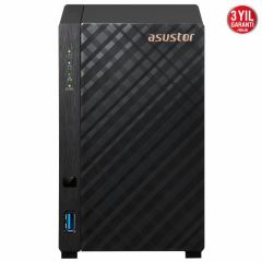 ASUSTOR AS1102T REALTEK RTD1296 2 YUVALI (2X22TB DESTEĞİ) 1GB DDR4 2.5GBE X1 USB 3.2 X2