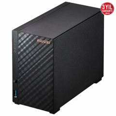 ASUSTOR AS1102T REALTEK RTD1296 2 YUVALI (2X22TB DESTEĞİ) 1GB DDR4 2.5GBE X1 USB 3.2 X2