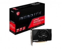 MSI VGA RADEON RX 6400 AERO ITX 4G RX6400 4GB GDDR6 64B PCIE 4.0 X4 (1XDP 1XHDMI)