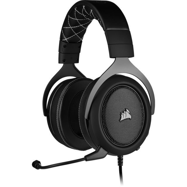 CORSAIR CA-9011213-EU HS60 PRO SURROUND 7.1 HARICI SES KARTLI OYUNCU KULAKLIGI SIYAH (PC PS4 XBOX ONE NINTENDO SWITCH UYUMLU)