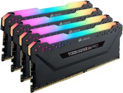 CORSAIR CMW64GX4M4D3600C18 64GB (4x16GB) DDR4 3600 MHz C18 VENGEANCE RGB PRO DIMM BELLEK BLACK