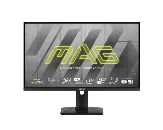 MSI MAG 274UPF 27 FLAT 3840x2160 (UHD) RAPID IPS 16:9 144HZ 1MS FREESYNC PREMIUM GAMING MONITOR