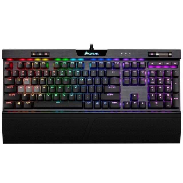 CORSAIR CH-9109018-TR K70 RGB MK.2 RAPIDFIRE DUSUK PROFIL CHERRY MX SPEED TURKCE MEKANIK OYUNCU KLAVYESI