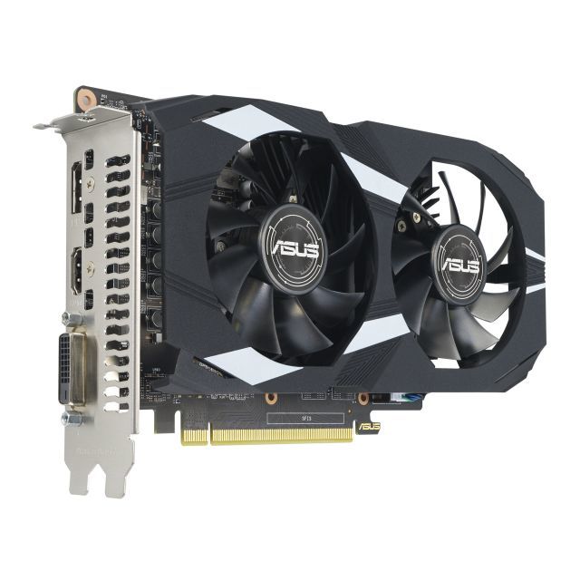 ASUS GEFORCE DUAL-GTX1650-O4GD6-P-EVO 4GB GDDR6 128bit 1650Mhz OC 1xDVI 1xHDMI 1xDP EKRAN KARTI