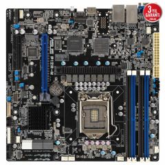 ASUS P12R-M INTEL XEON E-2300 C252 LGA1200 DDR4 3200 VGA HDMI M2 + 6 SATA USB3.2 PCIE 4.0 2x1G LAN mATX SUNUCU ANAKARTI