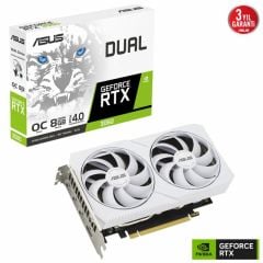 ASUS GEFORCE DUAL-RTX3060-O8G-WHITE 8GB GDDR6 128bit 1867MHz OC 1xHDMI 3xDP RGB EKRAN KARTI