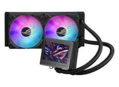 ASUS ROG RYUJIN III 240 ARGB OLED 3.5INC LCD AURA SYNC RGB 3X NOCTUA IPPC 2000 PWM 120MM*2 ADRESLENEBİLİR RGB FAN SIVI CPU SOĞUTUCU
