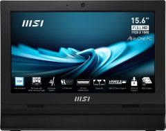 MSI AIO PRO AP162T ADL-002XTR 15.6 1920X1080 (FHD) DOKUNMATIK CELERON N100 4GB DDR4 256GB SSD DOS SIYAH AIO PC