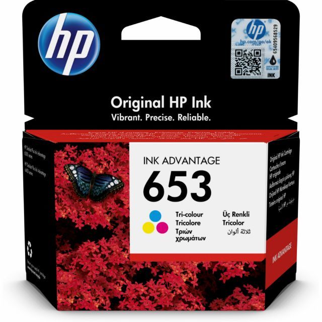 HP 3YM74AE (653) 3 RENKLİ MUREKKEP KARTUSU 200 SAYFA