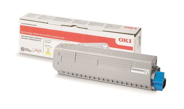 OKI 46861305 TONER-Y-C834/C844-10K SARI TONER 10.000 SAYFA