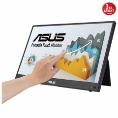 ASUS ZENSCREEN MB16AHT 15.6 TASINABILIR USB MONITOR IPS 1920x1080 5MS MINI HDMI-TYPE-C  3YIL 10 PARMAK DOKUNMATIK DAHILI BATARYA EYECARE MONITOR