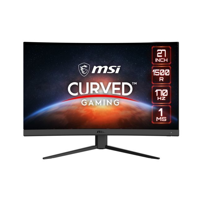 MSI 27 G27CQ4 E2 CURVED 1500R VA 2560X1440 (WQHD) 16:9 170HZ 1MS FREESYNC PREMIUM GAMING MONITOR