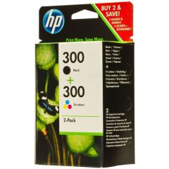 HP CN637EE (300) SIYAH/UC RENKLI 2 Lİ PAKET MUREKKEP KARTUSLARI 200/165 SAYFA