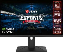 MSI 27 OPTIX G273QPF FLAT RAPID IPS 2560X1440 (WQHD) 16:9 165HZ 1MS G-SYNC COMPATIBLE GAMING MONITOR