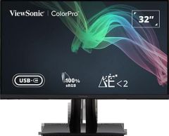 VIEWSONIC VP3256-4K PROFESYONEL MONITOR 31.5 5MS 60HZ IPS 3840X2160 4K 350 HDMI DP USB TYPE C SRGB PANTONE 16:9 20M:1 1.07B HOPARLOR 3 KENAR CERCEVESIZ ADAPTIVE SYNC FLICKER FREE MAVI ISIK FILTRESI TILT SWIVEL PIVOT YUKSEKLIK AYARI VESA ENERGY STAR