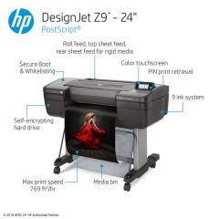 HP W3Z71A Z9+ 610MM 24 INC POSTSCRIPT PRINTER