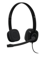 LOGITECH H151 GÜRÜLTÜ ÖNLEYİCİ MİKROFONLU STEREO KULAKLIK-SİYAH 981-000589