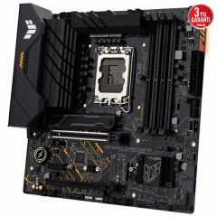 ASUS TUF GAMING B660M-PLUS D4 INTEL B660 LGA1700 DDR4 5333 DP HDMI ÇİFT M2 USB3.2 AURA RGB 2.5GBİT LAN MATX 128GB’A KADAR RAM DESTEĞİ ASUS 5X TUF PROTECTION III