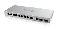 ZYXEL XGS-1210-12 8-PORT GIGABIT WEBMANAGED SWITCH WITH 8 PORT 1G + 2-PORT 2.5G + 2-PORT SFP+