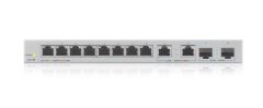 ZYXEL XGS-1210-12 8-PORT GIGABIT WEBMANAGED SWITCH WITH 8 PORT 1G + 2-PORT 2.5G + 2-PORT SFP+