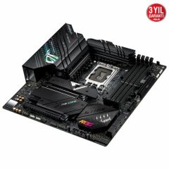 ASUS ROG STRIX Z690-G GAMING WIFI Intel Z690 LGA1700 DDR5 6000 DP HDMI 3x M2 USB3.2 AX WiFi + BT AURA RGB 2.5Gbit LAN mATX PCIe5.0 16+1 Güç Aşaması İki Yönlü AI Ses Engelleyici Mik.