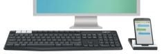 LOGITECH K375S KABLOSUZ KLAVYE-SİYAH 920-008178