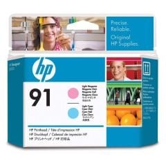 HP C9462A (91) ACIK MACENTA VE ACIK CAMGOBEGI BASKI KAFASI