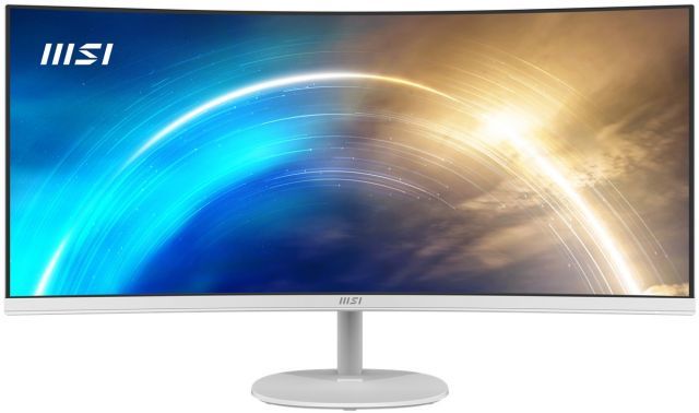 MSI 34 PRO MP341CQW 3440x1440 (UWQHD) CURVE 1500R VA 100HZ 1MS ANTI-GLARE BEYAZ MONITOR