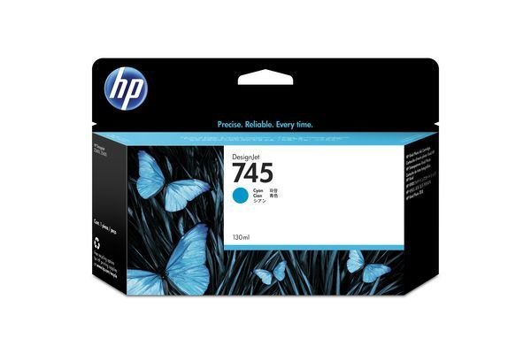 HP F9J97A (745) CYAN 130 ML GENIS FORMAT MUREKKEP KARTUSU