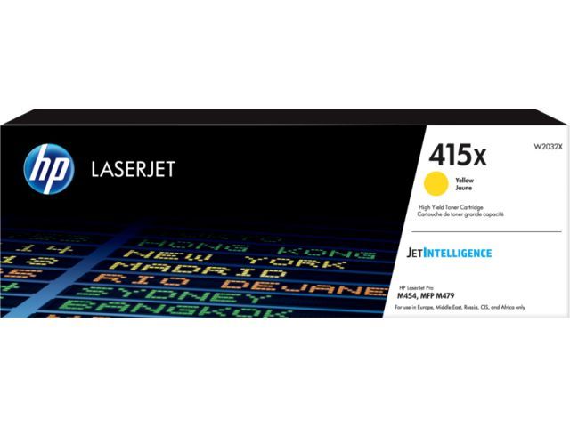 HP W2032X (415X) SARI TONER 6.000 SAYFA