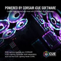 CORSAIR CO-9050105-WW QL140 RGB 140 MM DORT RGB RENK DONGULU BEYAZ PWM FAN