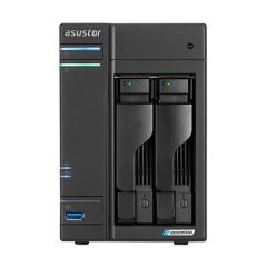 ASUSTOR AS6602T INTEL J4125 2 YUVALI (2X22TB DESTEĞİ) 4GB DDR4(8GB RAM DESTEĞİ) M.2 X2 2.5GBE X2 USB 3.2 X3