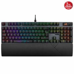 ASUS ROG STRIX SCOPE II TÜKÇE TUŞ DİZİLİMİ ROG NX SNOW MEKANİK SWITCH AURA SYNC RGB VE BİLEK DESTEĞİ