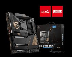 MSI MB MEG Z790 ACE INTEL Z790 LGA 1700 DDR5 7800(OC) 5XM2 6XSATA 1xTYPE-C DP PORT Wi-Fi 6E 2xINTEL 2.5Gbps LAN E-ATX