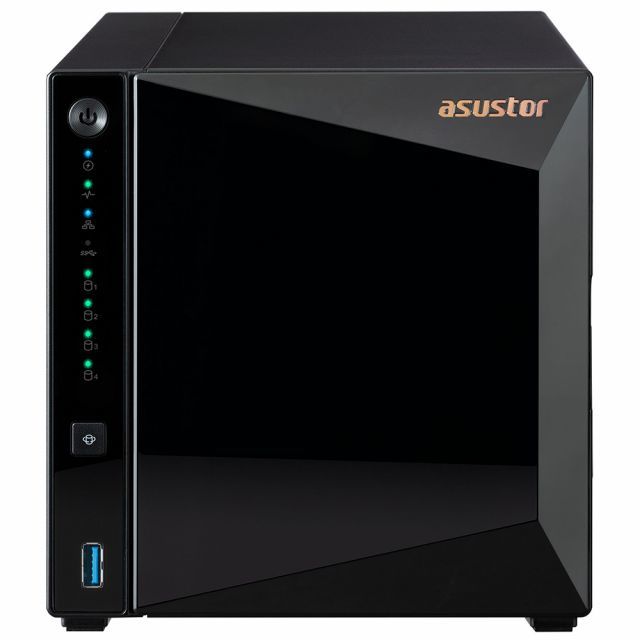 ASUSTOR AS3304T REALTEK RTD1296 4 YUVALI (4X22TB DESTEĞİ) 2GB DDR4 2.5GBE X1 USB 3.2 X3