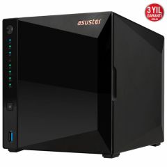 ASUSTOR AS3304T REALTEK RTD1296 4 YUVALI (4X22TB DESTEĞİ) 2GB DDR4 2.5GBE X1 USB 3.2 X3