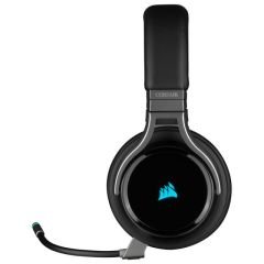 CORSAIR CA-9011185-EU VIRTUOSO RGB 7.1 KABLOSUZ OYUNCU KULAKLIGI SIYAH (PC PS4 XBOX ONE NINTENDO SWITCH UYUMLU)