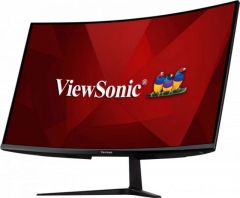 VIEWSONIC VX3219-PC-MHD GAMING MONITOR 31.5 1MS 240HZ VA 1920X1080 FHD 300 HDMI DP 16:9 80M:1 16.7M HOPARLOR 3 KENAR CERCEVESIZ 1500R KAVIS ADAPTIVE SYNC FLICKER FREE MAVI ISIK FILTRESI TILT VESA