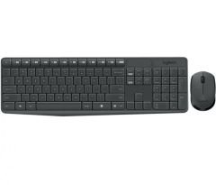 LOGITECH MK235 USB KABLOSUZ TÜRKÇE KLAVYE & MOUSE SETİ-SİYAH 920-007925