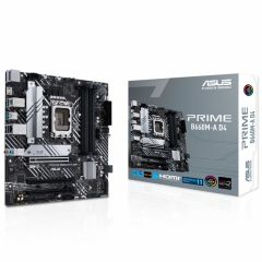 ASUS PRIME B660M-A D4 INTEL B660 LGA1700 DDR4 5333 DP HDMI ÇİFT M2 USB3.2 AURA RGB MATX 128GB KADAR RAM DESTEĞİ ASUS 5X PROTECTION III