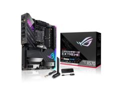 ASUS ROG CROSSHAIR VIII EXTREME AMD X570 AM4 DDR4 5100 5X M2 USB 3.2 AX WIFI + BT AURA RGB 10GBİT + 2.5GBİT LAN EATX FANSIZ ÇİPSET SOĞUTUCU ROG FAN CONTROLLER 1 YILLIK AIDA64 EXTREME THUNDERBOLT 4