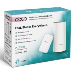 TP-LINK DECO E3 1200 MBPS TÜM EVİ KAPSAYAN MESH WI-FI SİSTEMİ (İKİLİ PAKET)